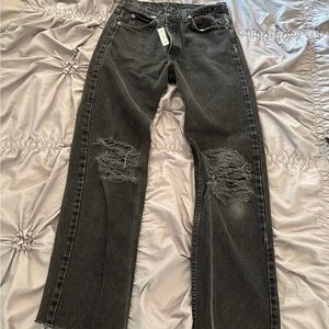 Levi's Dark Gray Denim Jeans - W31, L44